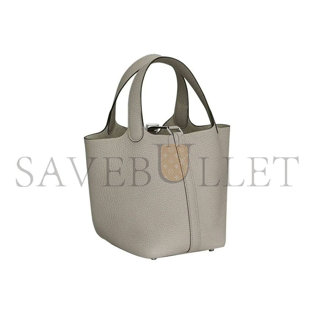 HERMES PICOTIN LOCK 18 TAURILLON CLEMENCE H056289CK8L (18*18*13cm)